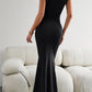 Arlowe Lea Cap Sleeve Scoop Neck Maxi Dress