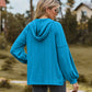 Full Size Cable-Knit Dropped Shoulder Hoodie