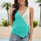 Contrast Tied Knit Tank