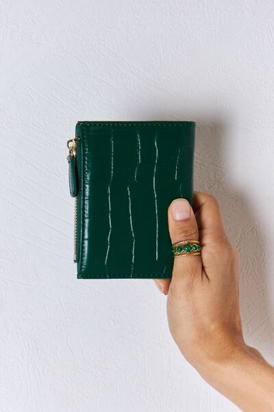 David Jones Texture PU Leather Mini Wallet *