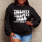 Simply Love Full Size TWENTY TWENTY FOUR HAPPY NEW YEAR Dropped Shoulder Sweatshirt