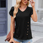 V-Neck Short Sleeve T-Shirt