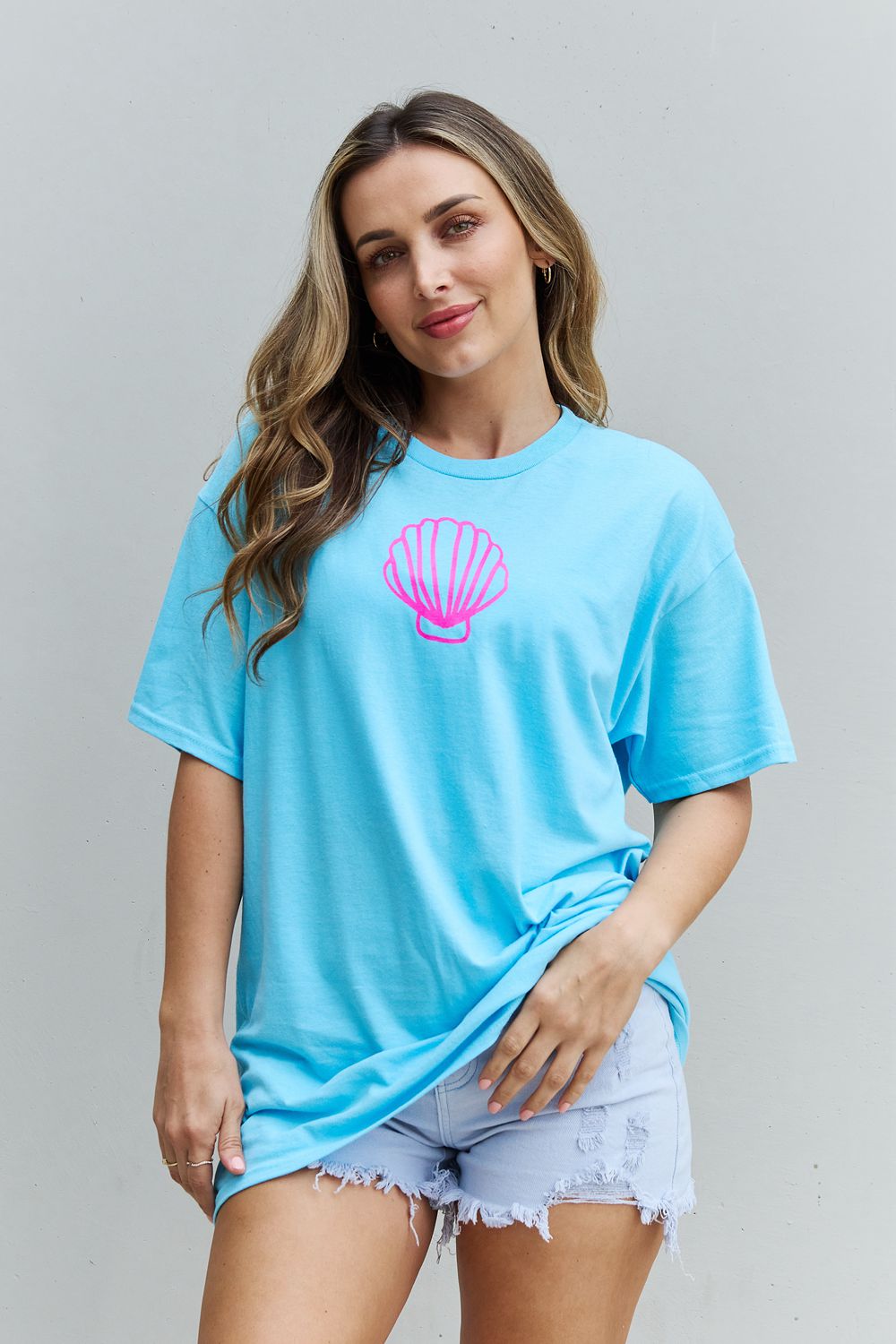 Sweet Claire "More Beach Days" Oversized Graphic T-Shirt *