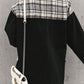 Plaid Button Up Dropped Shoulder Jacket