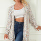 Fashion Mood Heathered Open Front Long Sleeve Cardigan