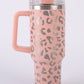 Mugie 40 Oz Leopard Stainless Steel Tumbler in Assorted Colors