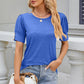 Round Neck Puff Sleeve T-Shirt