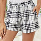Printed Elastic Waist Shorts