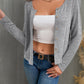 Button Up Long Sleeve Cardigan