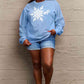 Simply Love Full Size Christmas Snowflake Graphic Sweatshirt