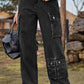 Mcklynn Loose Fit Long Jeans with Pockets