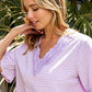 BiBi V-Neck Short Sleeve Blouse - Brand BiBi