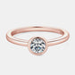 Moissanite 925 Sterling Silver Solitaire Ring