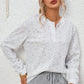 Buttoned Long Sleeve Top