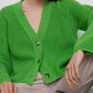 Raglan Sleeve Button Down Cardigan