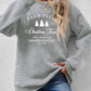 CHRISTMAS Graphic Round Neck Dropped Shoulder Sweatshirt