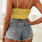 TranquilNights Polka Dot Tied Frill Trim Cami