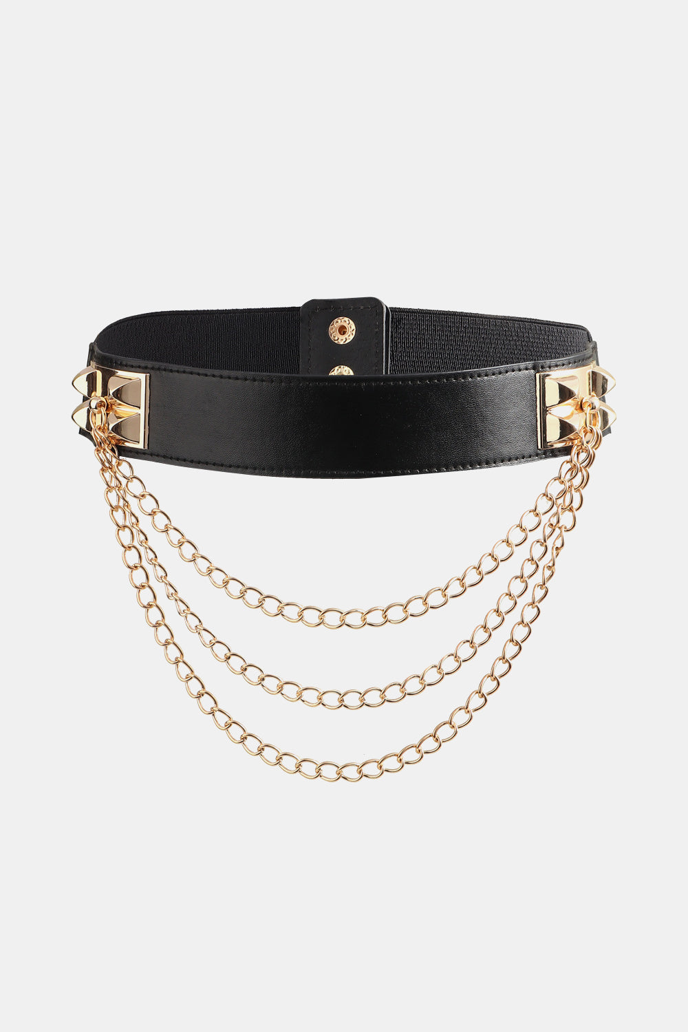 BeyondBeautiful Elastic Belt with Chain