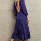 BelonkaDani Tied Backless Tiered Midi Dress