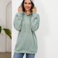Full Size Raglan Sleeve Front Pocket Hoodie