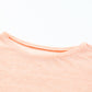 Round Neck Short Sleeve Sheer Cover-Up