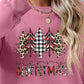 MERRY CHRISTMAS Round Neck Long Sleeve Sweatshirt