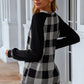 Women's Jasira Plaid Round Neck Long Sleeve T-Shirt