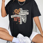Round Neck Short Sleeve Graphic T-Shirt