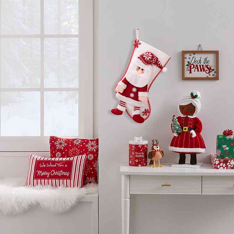 Christmas Santa or Snowman Stocking Hanging Widget