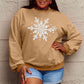 Simply Love Full Size Christmas Snowflake Graphic Sweatshirt