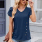 V-Neck Short Sleeve T-Shirt