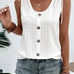 Full Size Scoop Neck Sleeveless Tank Top