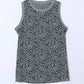 Malibu Dreams Women's Full Size Printed Round Neck Tank