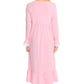 Full Size Lace Detail Square Neck Flounce Sleeve Night Dress
