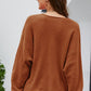 M&Matilda V-Neck Center Seam Sweater