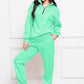 Comfy n' Cozy Half Zip Long Sleeve Sweatshirt and Pants Set