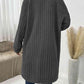 Adrien Planet Collared Neck Drop Shoulder Coat