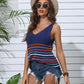 NotSoBasic Striped V-Neck Knit Tank
