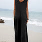 Full Size Wide Strap Jumpsuit with Pockets