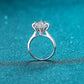 1 Carat Moissanite 925 Sterling Silver Ring 💜