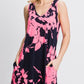 Heimish Full Size Floral V-Neck Tank Dress with Pockets
