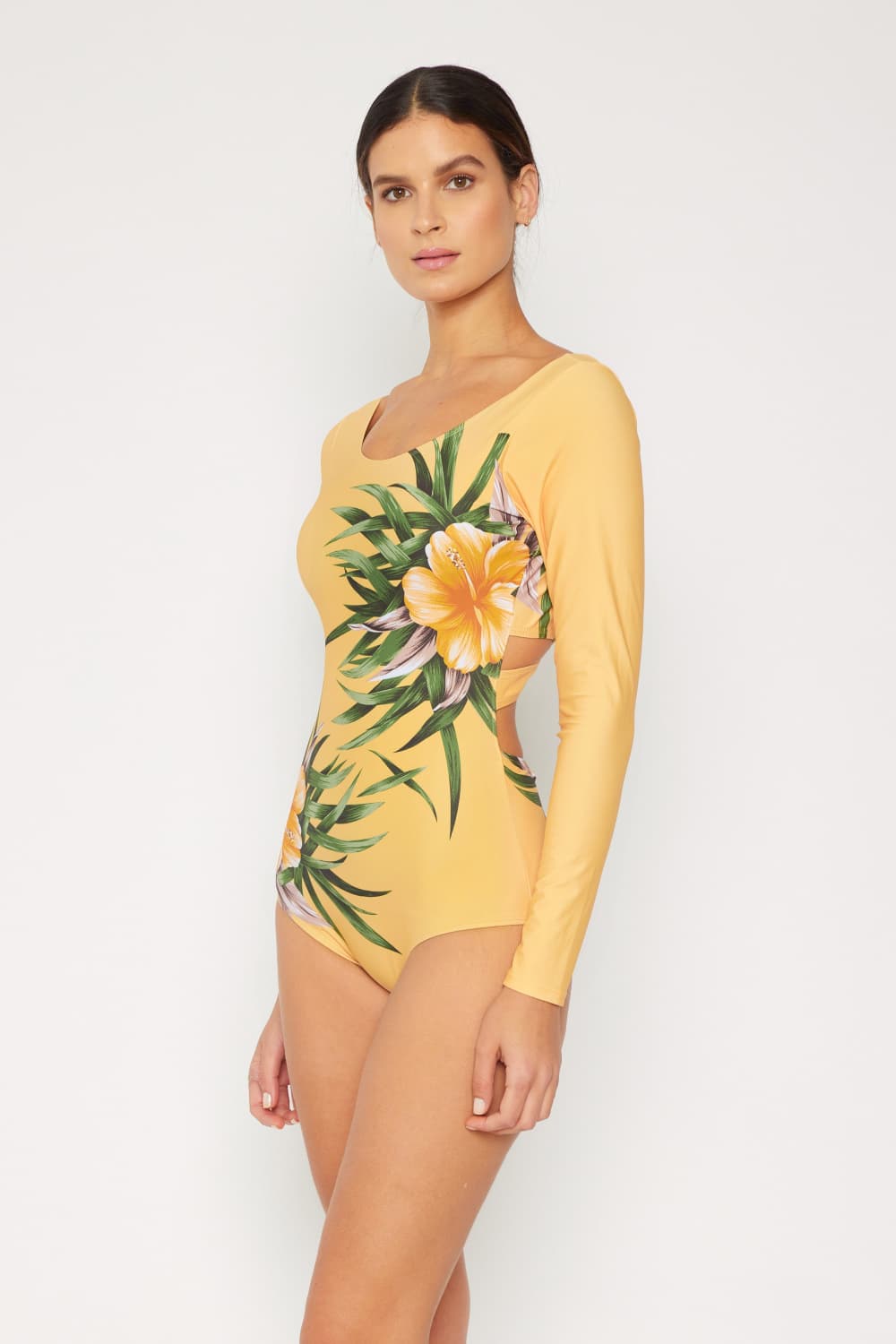 Marina West Swim Full Size Cool Down Longsleeve One-Piece Swimsuit