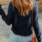 Beauteous Long Raglan Sleeve Round Neck Top