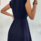Women's SoDreamy Ruffled Tie-Waist Keyhole Dress