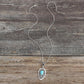 Geometric Alloy Pendant Necklace