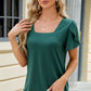 Square Neck Short Sleeve T-Shirt