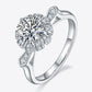 1 Carat Moissanite 925 Sterling Silver Ring 💜