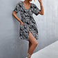 Women's Printed Button down Pocketed Dress
