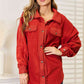 Heimish Cozy Girl Full Size Button Down Shacket