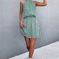 Women's Floral Tied Sleeveless Mini Dress